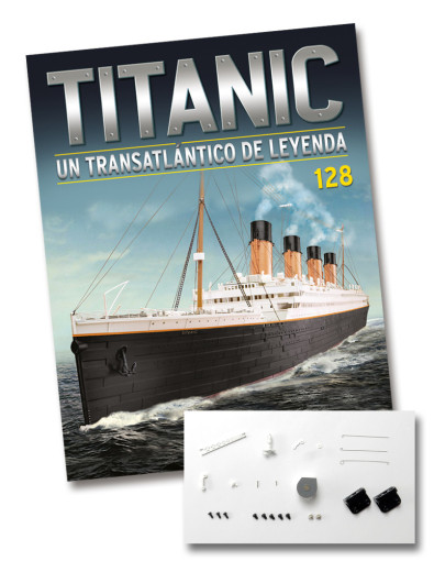Fascículo Nº 128 + tercera grúa de popa Fascículo Nº 128 + tercera grúa de popa