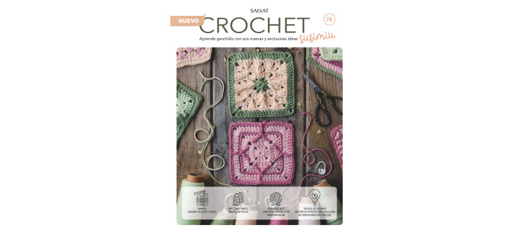 Fascículo 76 + cono de algodón color musgo