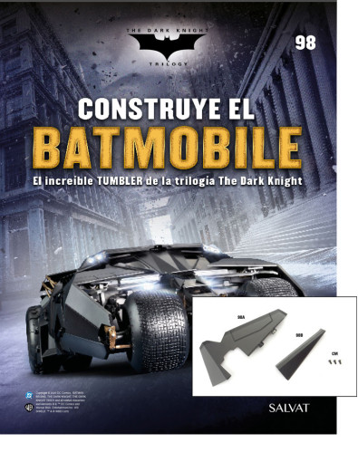 Fascículo Nº 98 + otros paneles izquierdos para tu Batmobile Fascículo Nº 98 + otros paneles izquierdos para tu Batmobile