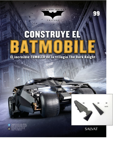 Fascículo Nº 99 + otros paneles derechos para tu Batmobile Fascículo Nº 99 + otros paneles derechos para tu Batmobile