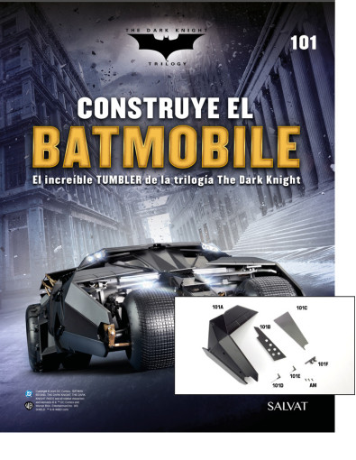 Fascículo Nº 101 + Otros blindajes ERA y cilindros de tu Batmobile