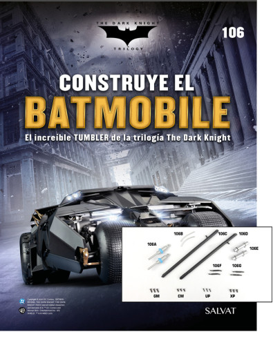 Fascículo Nº 106 + Amortiguadores y soportes de los aerofrenos Fascículo Nº 106 + Amortiguadores y soportes de los aerofrenos