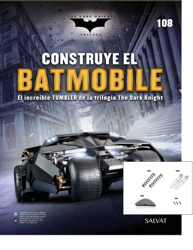 Fascículo Nº 108 + Amortiguadores y muelles de tu Batmobile Fascículo Nº 108 + Amortiguadores y muelles de tu Batmobile