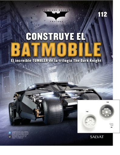 Fascículo Nº 112 + Llantas exterior e interior de tu Batmobile Fascículo Nº 112 + Llantas exterior e interior de tu Batmobile