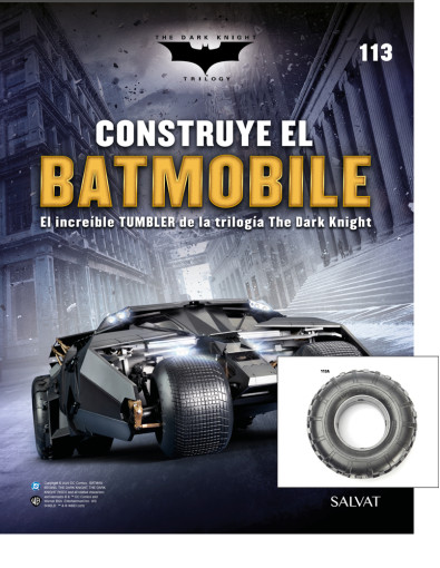 Fascículo Nº 113 + Rueda trasera interior izquierda de tu Batmobile Fascículo Nº 113 + Rueda trasera interior izquierda de tu Batmobile