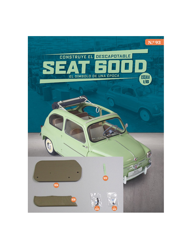 Construye el mítico Seat 600D - Fascículo 93 Seat 600D nº 93