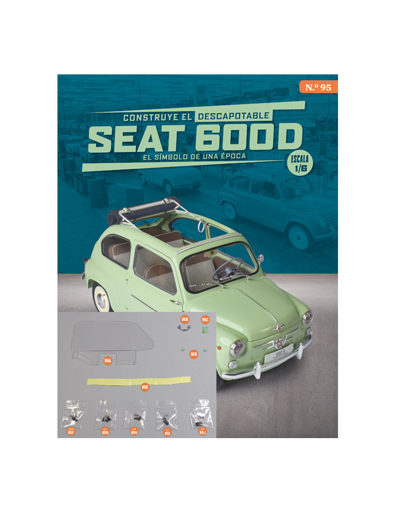 Construye el mítico Seat 600D - Fascículo 95 Seat 600D nº 95