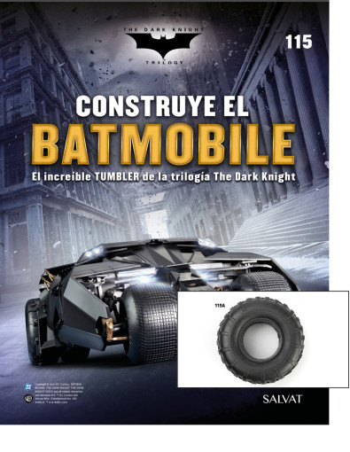 Fascículo Nº 115 + Rueda trasera exterior derecha de tu Batmobile