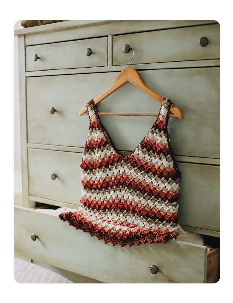 Fascículo 78 + cono de algodón color ciruela