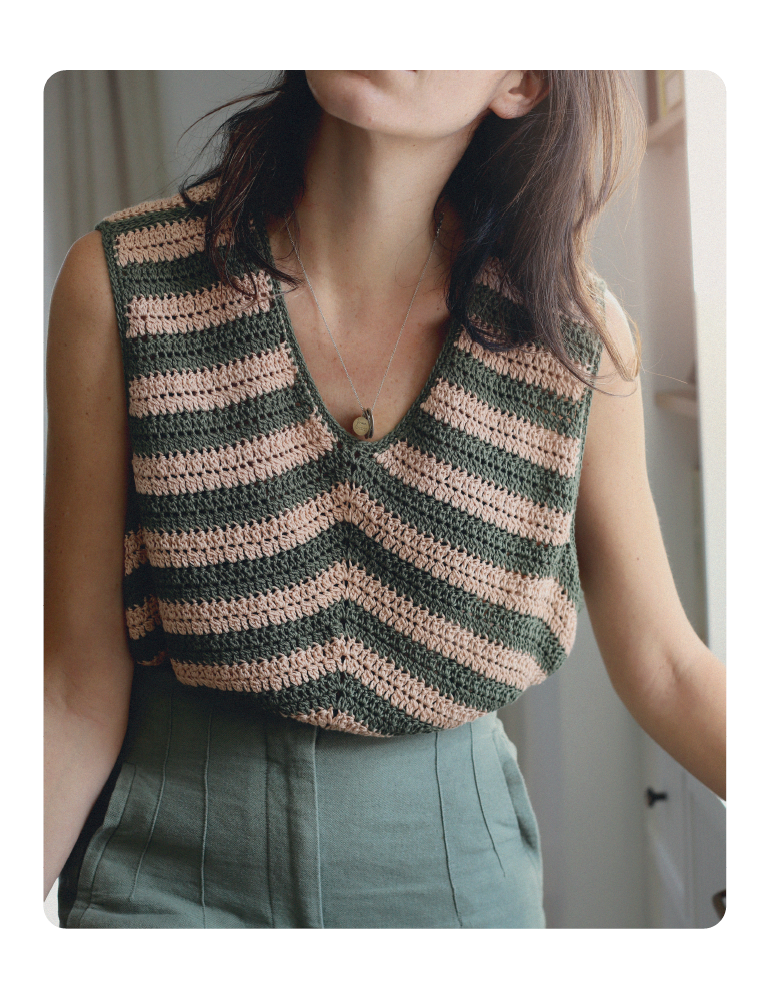 Fascículo 69 + cono de algodón color melocotón