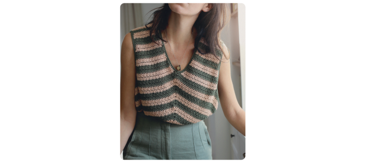 Fascículo 69 + cono de algodón color melocotón