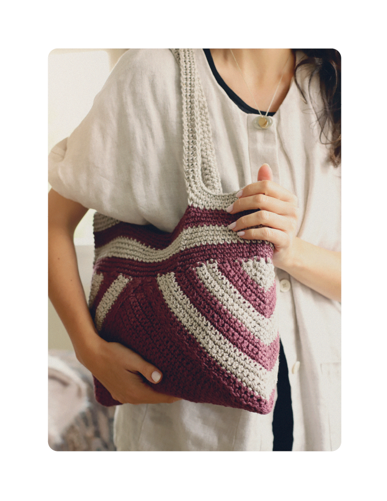 Fascículo 67 + cono de algodón color peonía