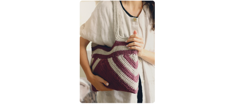 Fascículo 67 + cono de algodón color peonía