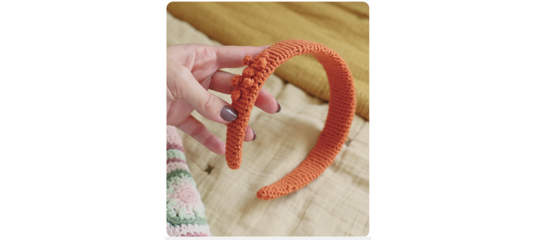 Fascículo 65 + cono de algodón color ciruela