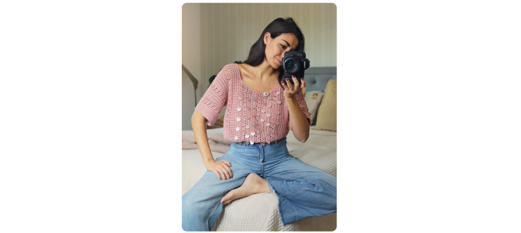 Fascículo 64 + cono de algodón color clavel