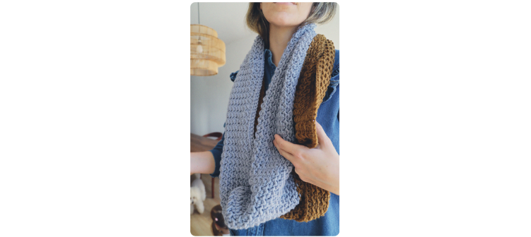 Fascículo 3 + conos de algodón color ciruela y peonía