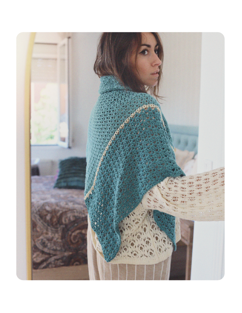 Fascículo 6 + cono de algodón color peonía