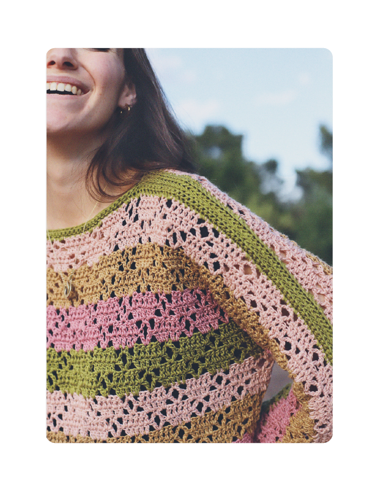 Fascículo 9 + cono de algodón color musgo