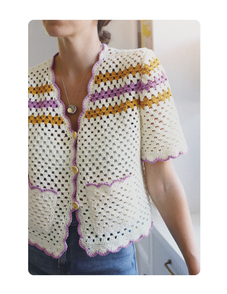 Fascículo 60 + cono de algodón color melocotón