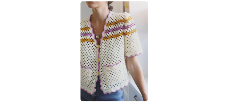 Fascículo 60 + cono de algodón color melocotón