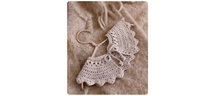 Fascículo 59 + cono de algodón color ciruela