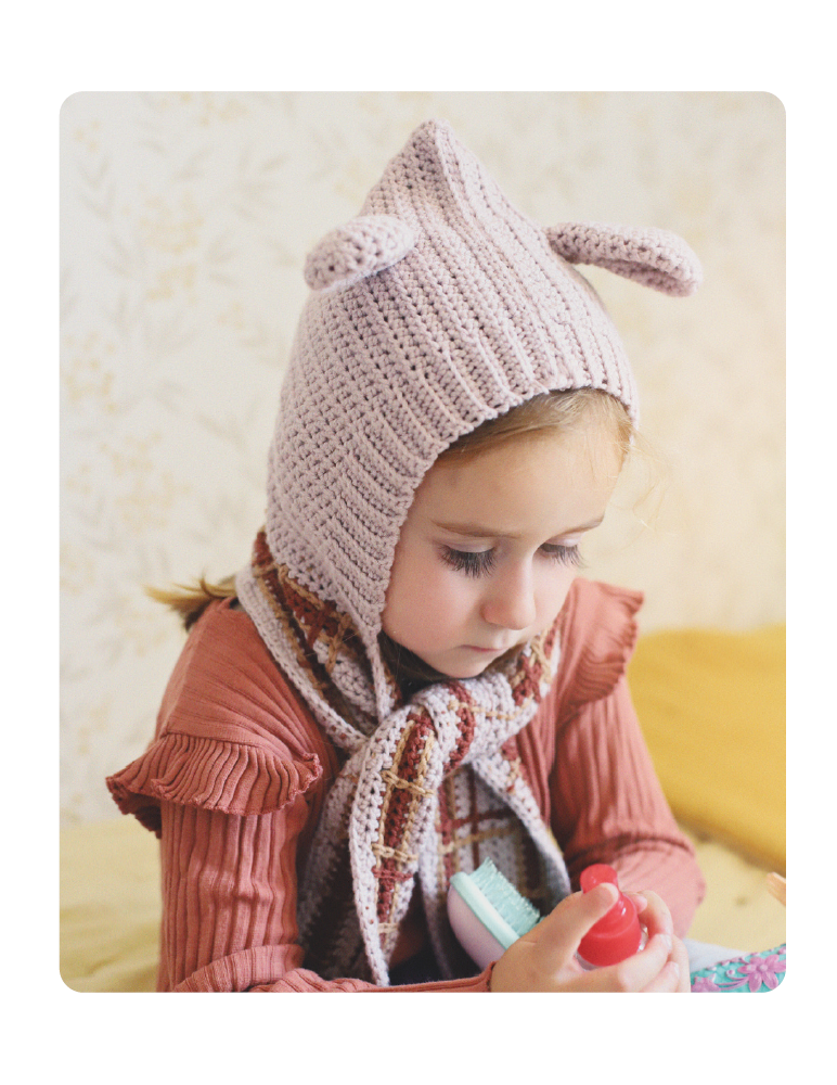 Fascículo 52 + cono de algodón color clavel