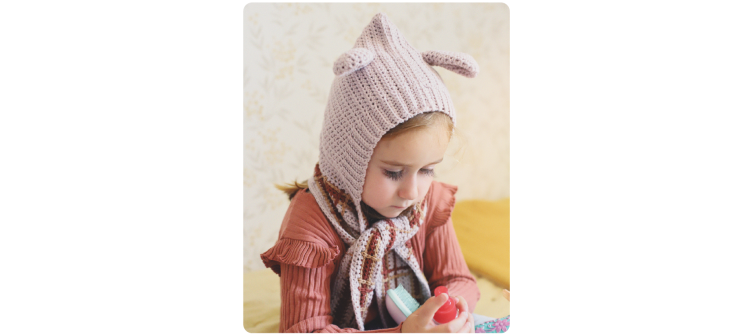 Fascículo 52 + cono de algodón color clavel