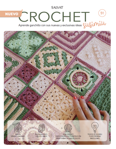 Fascículo 51 + cono de algodón color melocotón