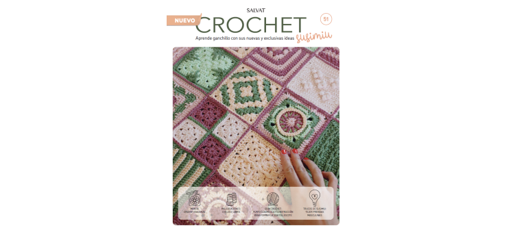 Fascículo 51 + cono de algodón color melocotón