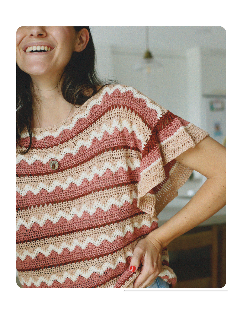 Fascículo 50 + cono de algodón color musgo