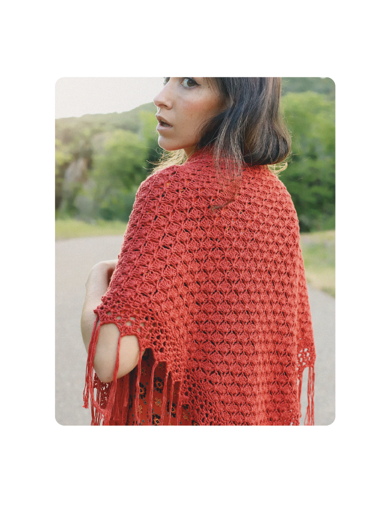 Fascículo 46 + cono de algodón color peonía