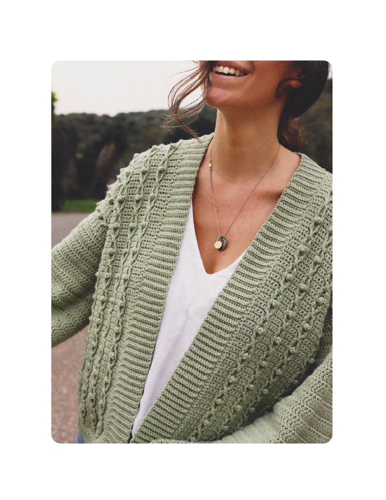 Fascículo 41 + cono de algodón color manzana