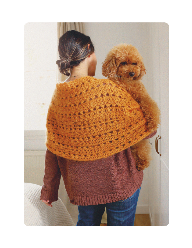 Fascículo 38 + cono de algodón color peonía