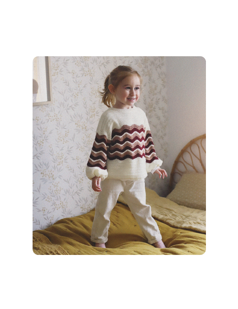 Fascículo 34 + cono de algodón color musgo