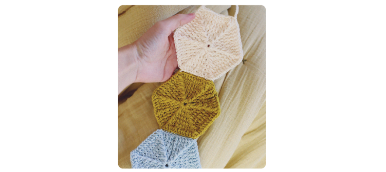 Fascículo 32 + cono de algodón color peonía