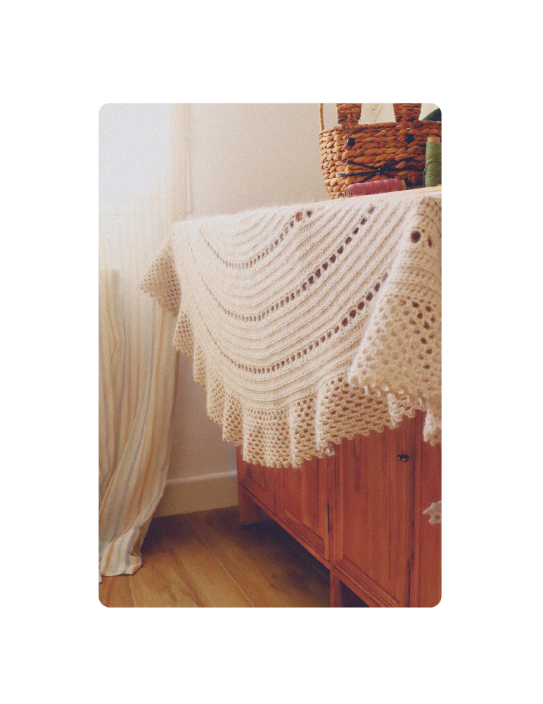 Fascículo 28 + cono de algodón color melocotón