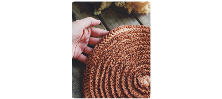 Fascículo 26 + cono de algodón color peonía