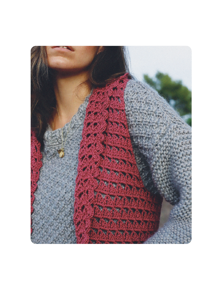 Fascículo 25 + cono de algodón color manzana