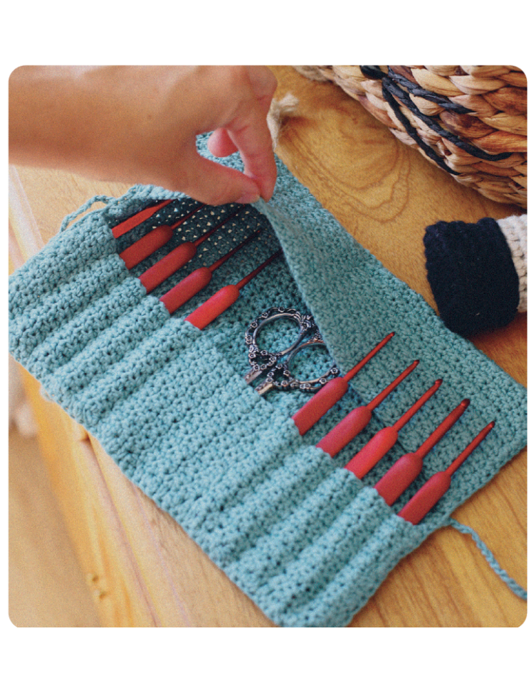 Fascículo 19 + cono de algodón color musgo