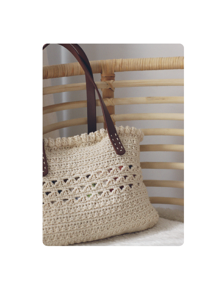 Fascículo 15 + cono de algodón color peonía