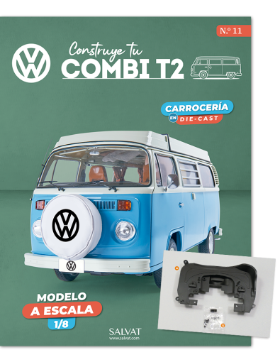 Combi T2 -  La chapa de cierre del motor y la polea