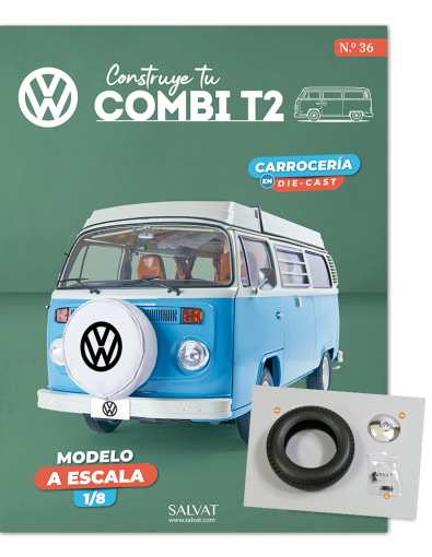 Combi T2 - El neumático de la primera rueda delantera