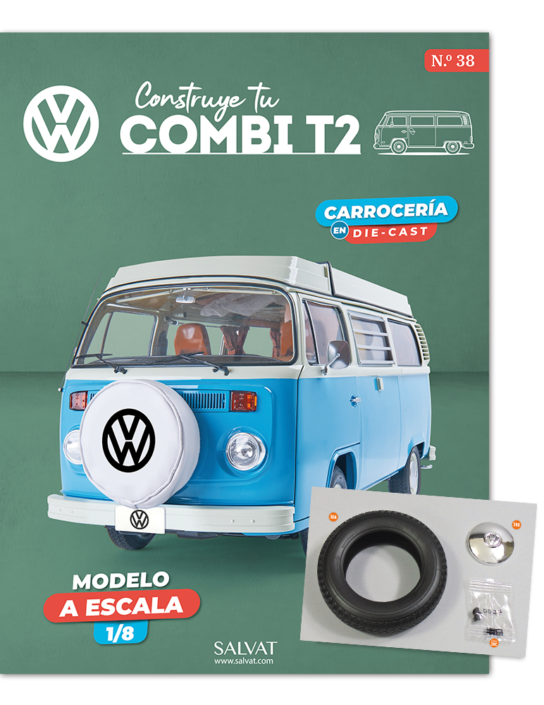 Combi T2 - El neumático de la segunda rueda delantera