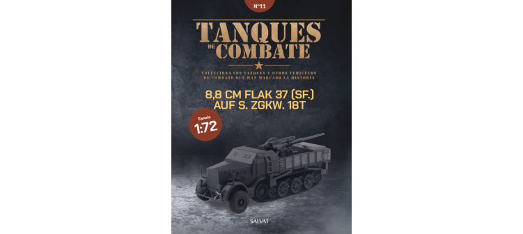 Tanques de Combate  11 -8,8 CM FLAK 37 (SF.) AUF S. ZGKW. 18T