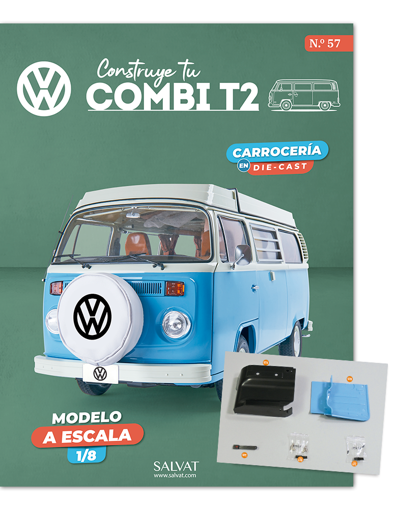 Combi T2 -  La base del asiento del acompañante
