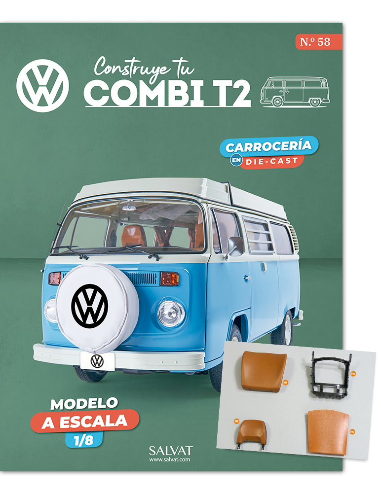 Combi T2 - El respaldo del asiento del acompañante