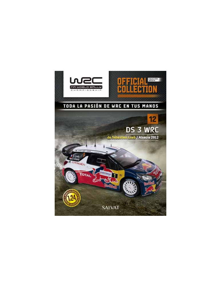 DS 3 WRC de Sébastien Loeb - Rally de Alsacia, 2012
