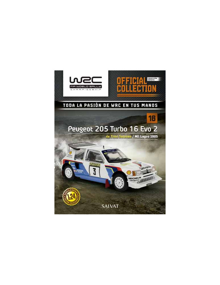 coleccion rally wrc 1/24. peugeot 205 t16 - Compra venta en todocoleccion