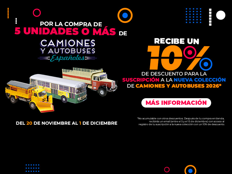 10% descuento camiones y autobuses españoles